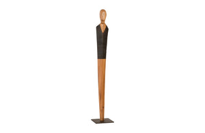 Vested Male Sculpture, Large, Chamcha, Natural, Black, Copper | Phillips Collection - TH95606