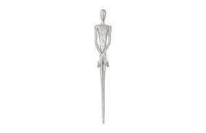 Lloyd Wall Sculpture, Resin, Silver Leaf | Phillips Collection - PH95573