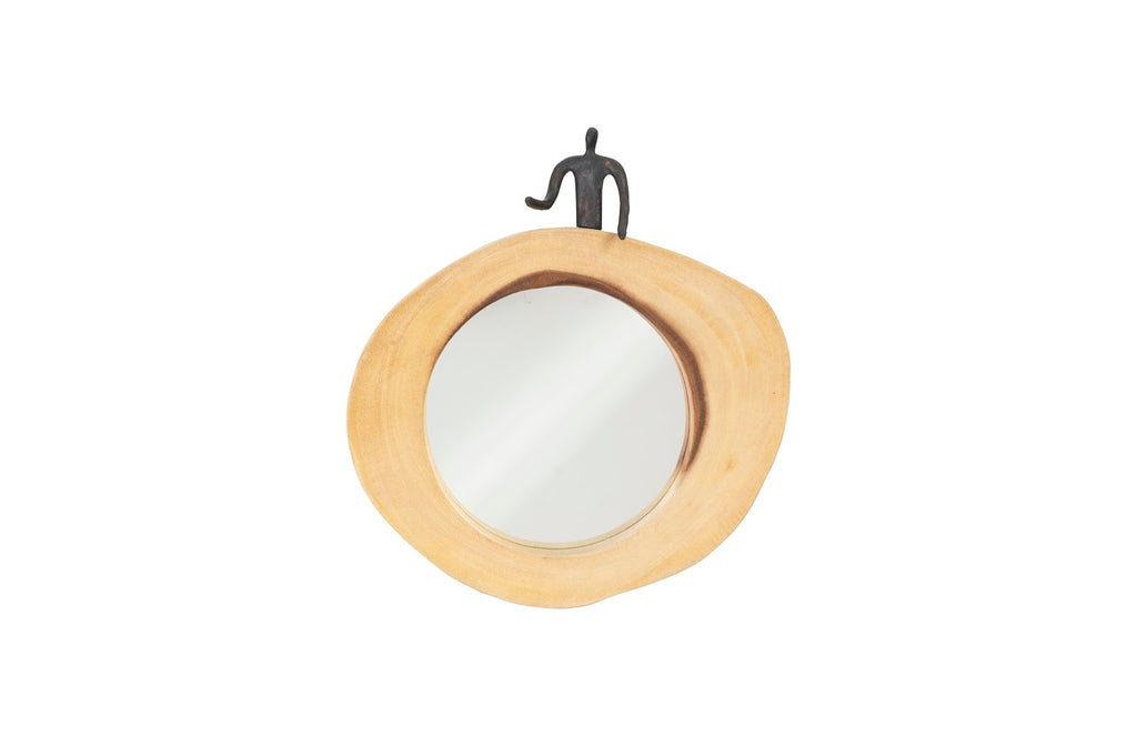 Atlas Cross Cut Mirror, Small, Half Man, Right | Phillips Collection - TH101834