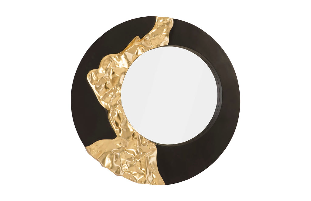Mercury Mirror, Black, Gold Leaf | Phillips Collection - PH92307