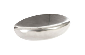 River Stone Coffee Table, Liquid Silver, Large | Phillips Collection - PH67800