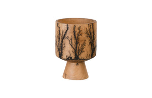 Lightning Vase, Mango Wood, Cup Shape | Phillips Collection - TH97706