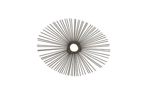 Spoke Mirror, Burnt, Round | Phillips Collection - TH75403