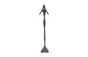 See No Evil Slender Sculpture, Large, Resin, Bronze Finish | Phillips Collection - PH65570