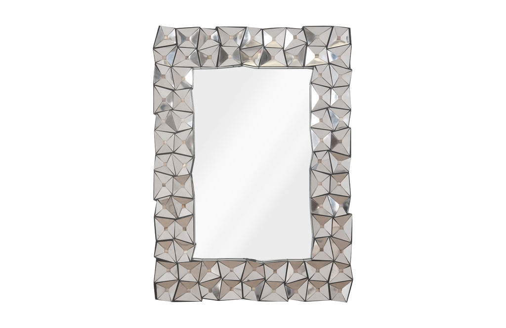 Divot Mirror, Stainless Steel | Phillips Collection - PH100869