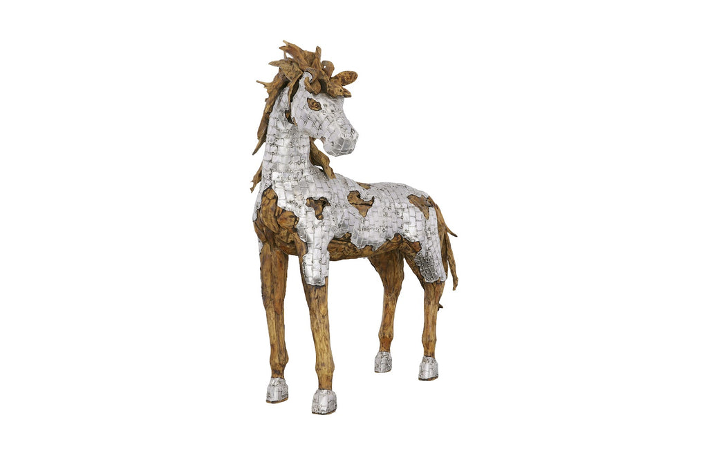Mustang Horse Armored Sculpture, Standing | Phillips Collection - ID113408