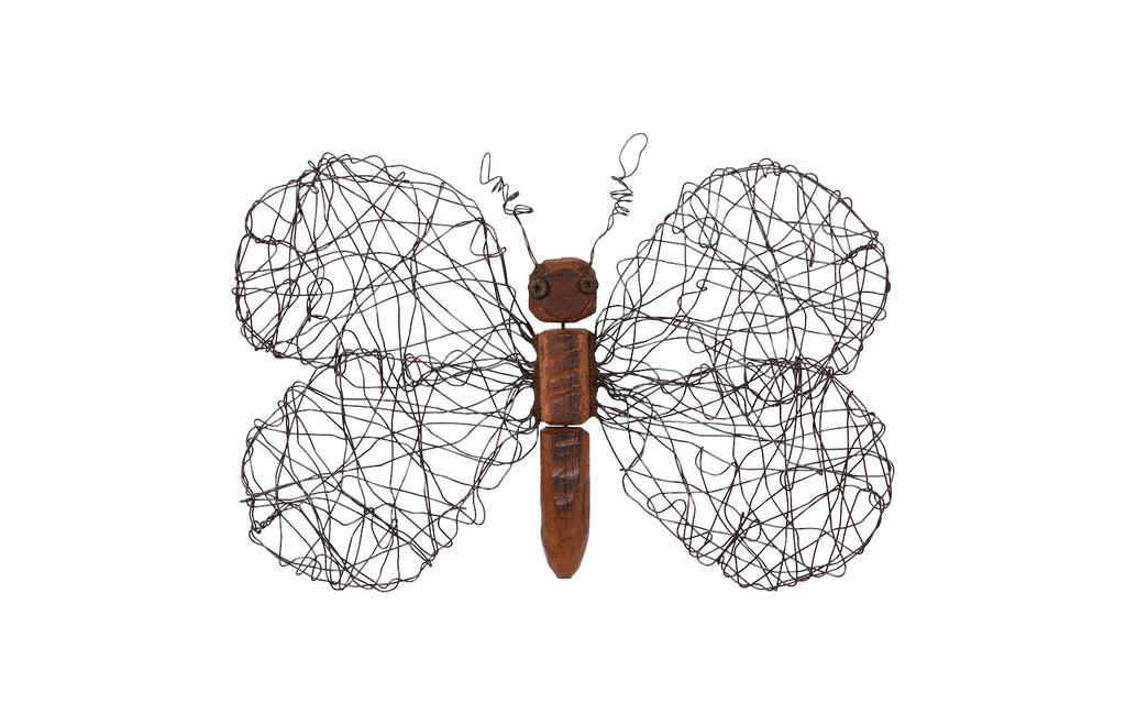 Wire Wing Butterfly Wall Art, Md | Phillips Collection - TH76840