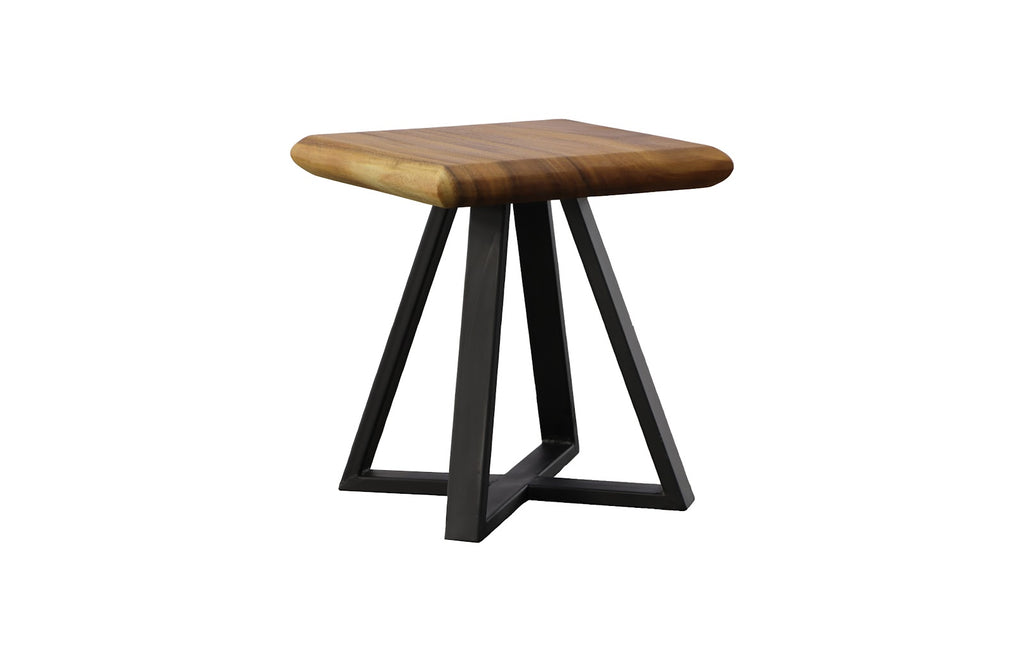 Trapezium Side Table, Black Base | Phillips Collection - TH109885