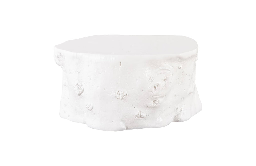 Log Coffee Table, Gel Coat White | Phillips Collection - PH105533