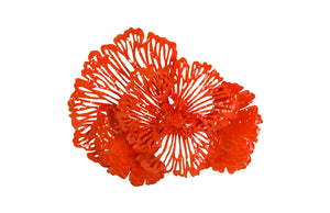 Flower Wall Art, Small, Coral, Metal | Phillips Collection - TH83080