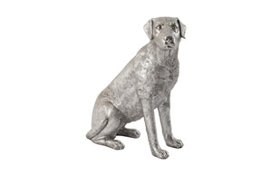 Labrador Dog, Sitting, Silver Leaf | Phillips Collection - PH67116
