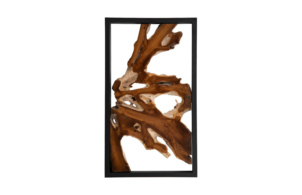 Framed Root Wall Art, Rectangle, Black | Phillips Collection - ID10214