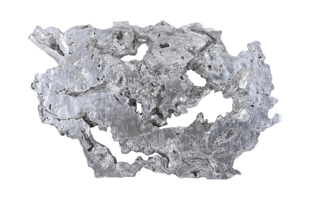 Burled Root Wall Art, Large, Silver Leaf | Phillips Collection - PH83683