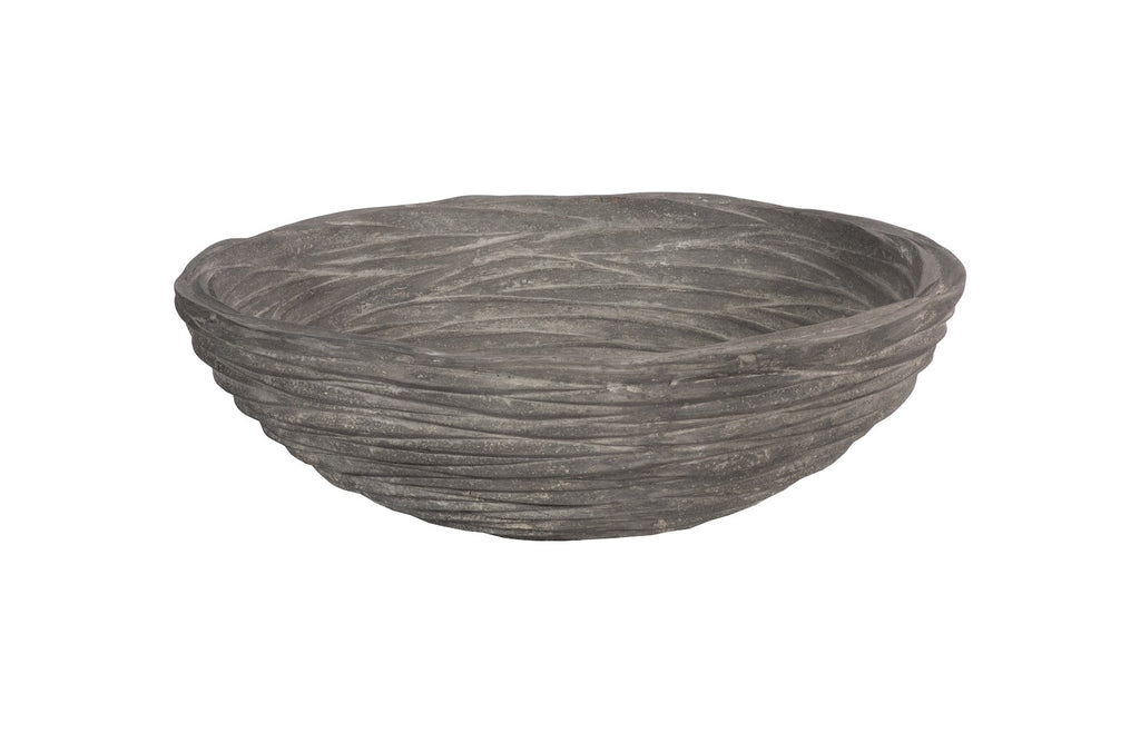 Waves Bowl, Large, Gray | Phillips Collection - PH115254