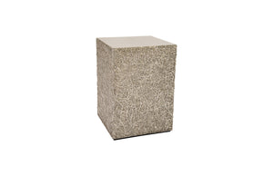 String Theory Pedestal, Silver Leaf, Sm | Phillips Collection - PH83555