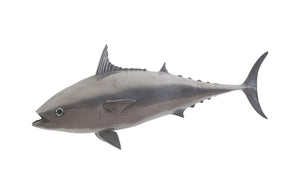 Mackerel Fish Wall Sculpture, Resin, Polished Aluminum Finish | Phillips Collection - PH64550