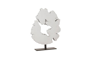 Lava Slice Sculpture On Stand, Resin, Stainless Steel | Phillips Collection - PH97069