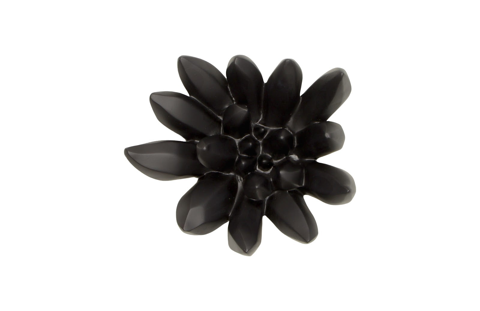 black succulent wall planter Phillips Collection Compactum Succulent Wall Art, Smooth Matte Black