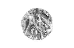 Cast Root Wall Tile, Resin, Silver Leaf, Round | Phillips Collection - PH66567