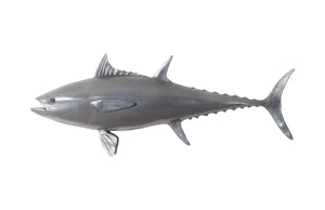 Bluefin Tuna Fish Wall Sculpture, Resin, Polished Aluminum Finish | Phillips Collection - PH64548