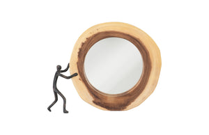 Atlas Crosscut Mirror, Small, Left Side Full Body | Phillips Collection - TH102267