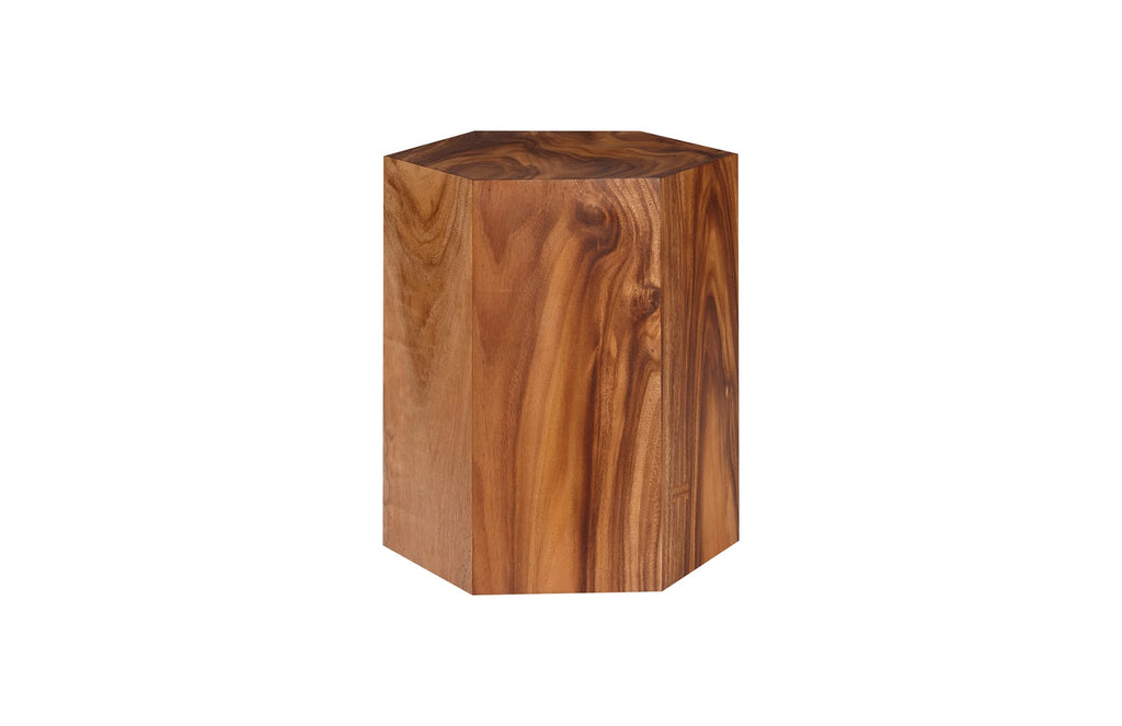 Honeycomb Side Table, Chamcha Wood, Lg | Phillips Collection - TH99515