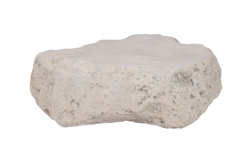 Cast Boulder Coffee Table, Roman Stone, Small | Phillips Collection - PH104327
