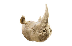 Rhino Wall Art, Resin, Gold Leaf | Phillips Collection - PH67514