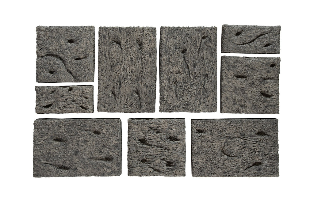 Etched Rock Puzzle Wall Tiles, Set Of 9 | Phillips Collection - ID114681