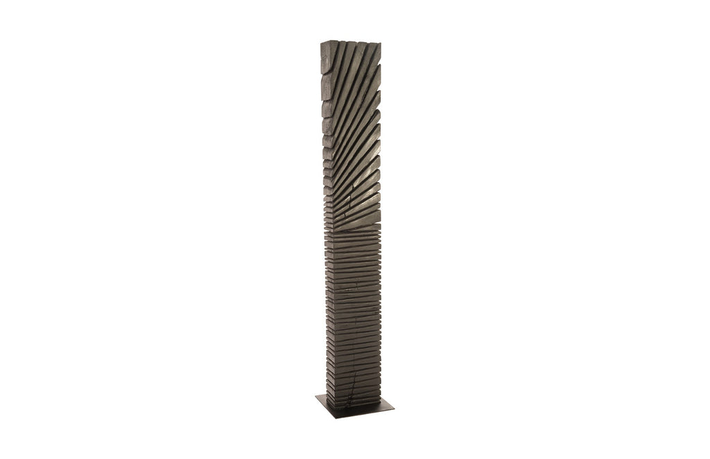 Black Wood Abstract Sculpture, Assorted With Natural Characteristics | Phillips Collection - TH82412