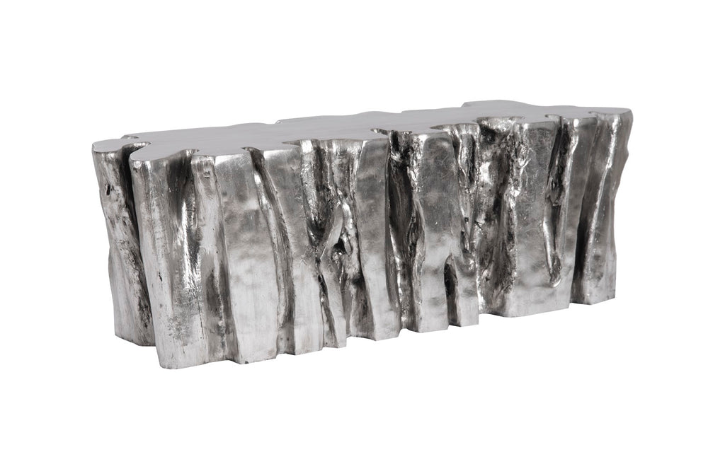 Freeform Root Bench, Silver Leaf | Phillips Collection - PH104351