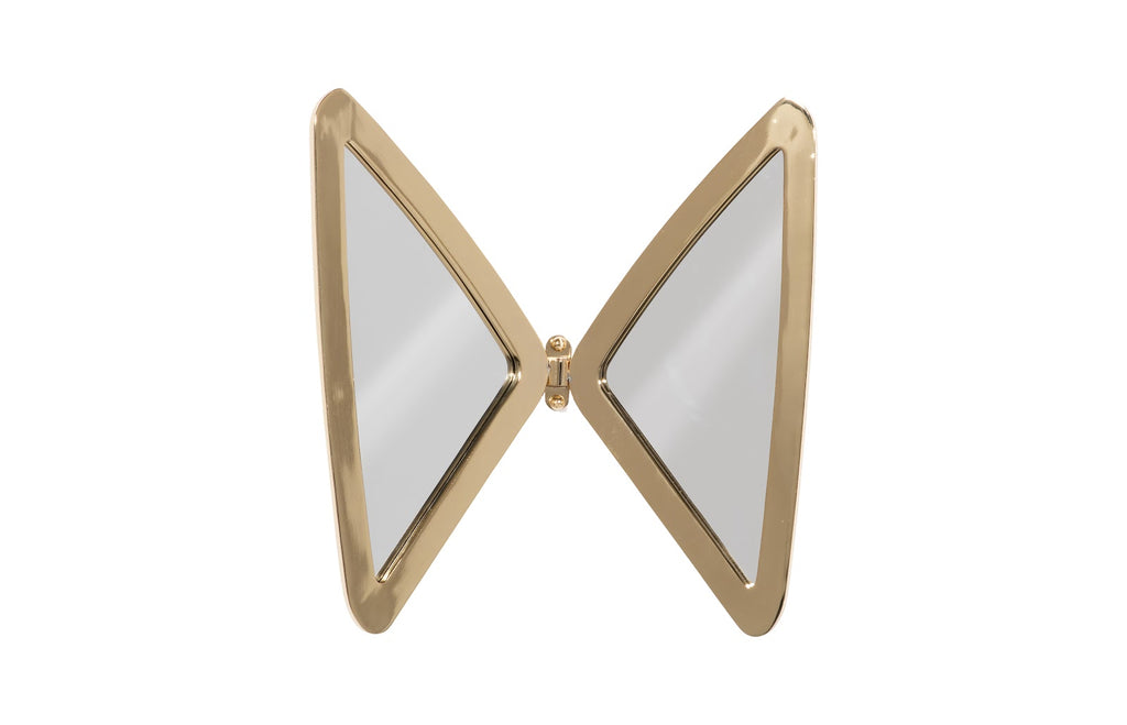 Butterfly Mirror, Plated Brass Finish | Phillips Collection - CH72534
