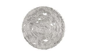 Molten Wall Disc, Large, Silver Leaf | Phillips Collection - PH83689