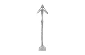 Hear No Evil Skinny Sculpture, Silver Leaf, Lg | Phillips Collection - PH66163