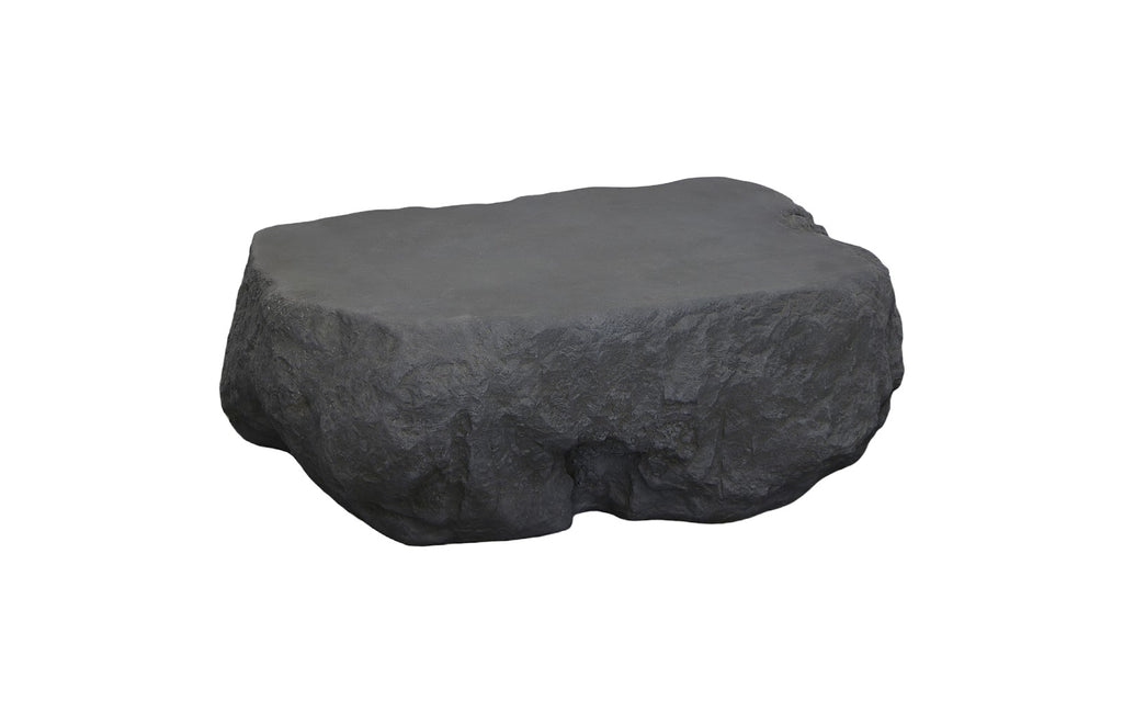 Quarry Coffee Table, Large, Charcoal Stone | Phillips Collection - PH113879
