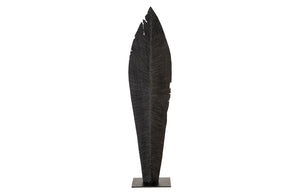 Carved Leaf On Stand, Burnt, Lg | Phillips Collection - TH89171
