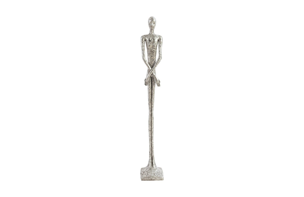 Lloyd Sculpture, Small, Resin, Silver Leaf | Phillips Collection - PH67645