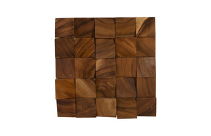 Blocks Wall Tile, Chamcha Wood, Natural | Phillips Collection - TH92141
