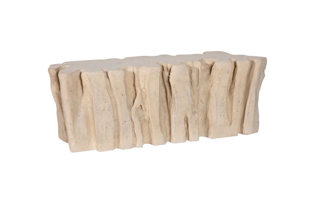 Freeform Root Bench, Roman Stone | Phillips Collection - PH110592