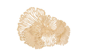 Flower Wall Art, Small, Ivory, Metal | Phillips Collection - TH83083