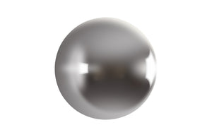 Ball On The Wall, Large, Polished Aluminum Finish | Phillips Collection - PH60522