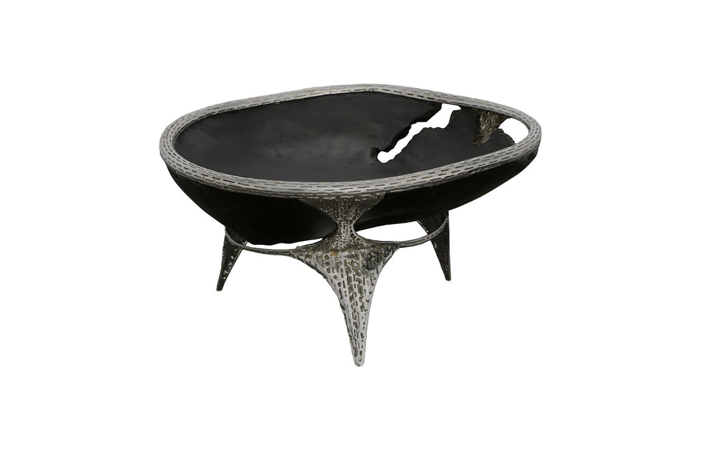 Graven Table Top Bowl, Black And Stainless Steel | Phillips Collection - ID112791