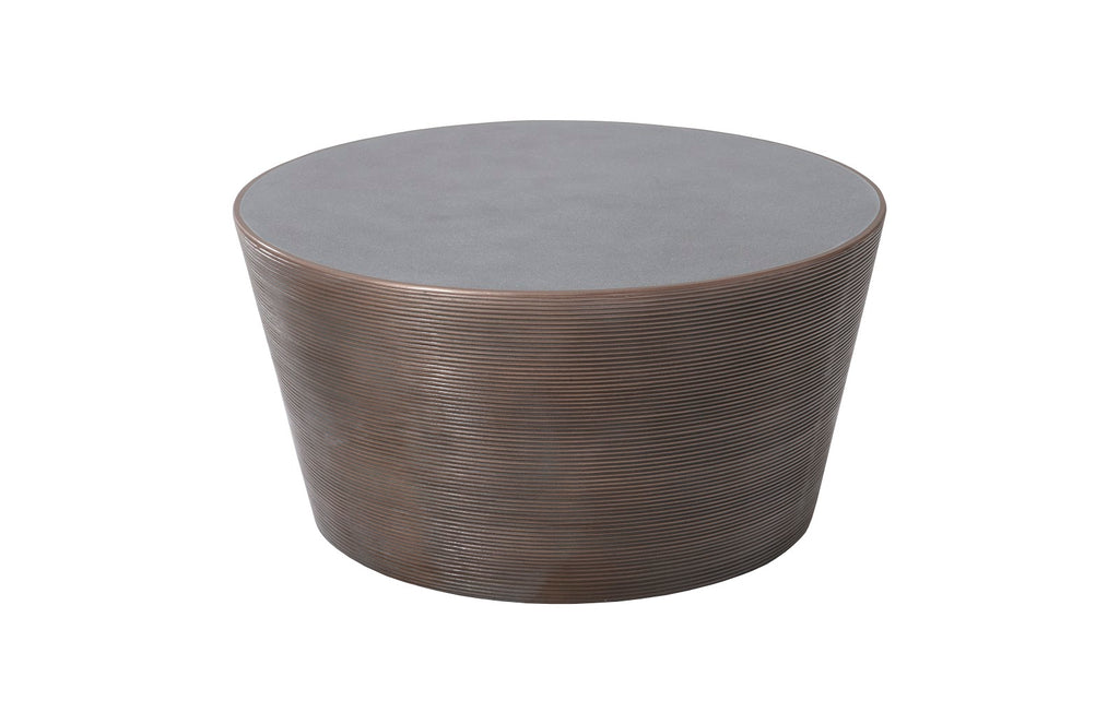 Kono Coffee Table, Bronze Finish With Concrete Top | Phillips Collection - PH102335