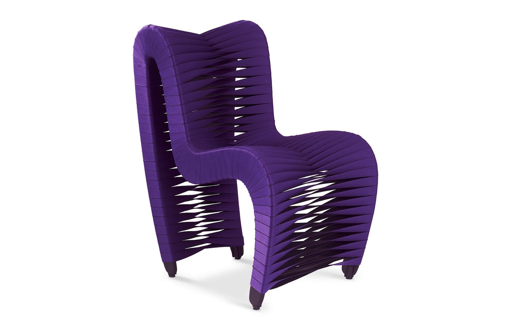Seat Belt Dining Chair, Purple | Phillips Collection - B2061PU
