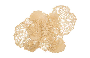 Flower Wall Art, Large, Ivory, Metal | Phillips Collection - TH83085