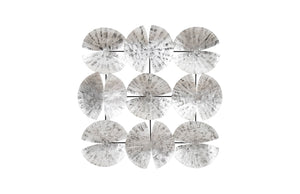 Ginkgo Leaf Wall Art, 9 Leaves, Silver | Phillips Collection - TH78934