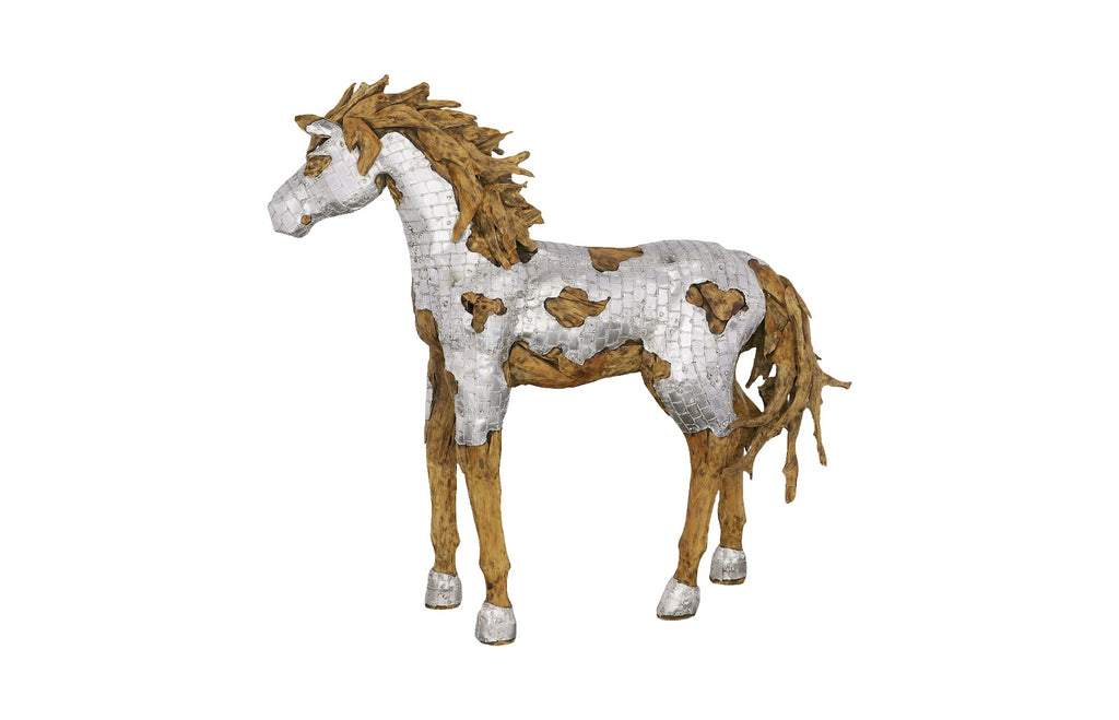 Mustang Horse Armored Sculpture, Walking | Phillips Collection - ID113407