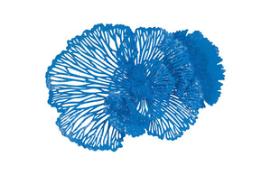 Flower Wall Art, Medium, Blue, Metal | Phillips Collection - TH101836