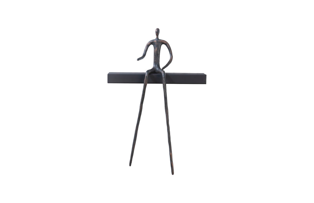 Moveable Man On Short Shelf, Sitting, B | Phillips Collection - TH103473