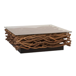 Vine Coffee Table, With Glass | Phillips Collection - TH66102